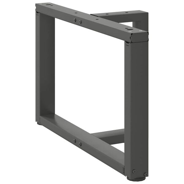 vidaXL Nohy konferenčn&iacute;ho stolku ve tvaru T, 2 ks, antracitov&eacute;, 70 x 25 x (42-43) cm, ocel