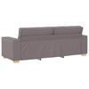 vidaXL Pohovka 3 pcs Taupe 220 x 80 x 84 cm Lněn&aacute; směs