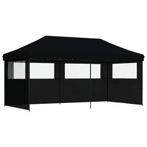 vidaXL Party Stan 292 x 580 x 315 cm Čern&aacute; Oxford l&aacute;tka