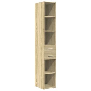 vidaXL Skř&iacute;ň highboard dub sonoma 30 x 42,5 x 185 cm kompozitn&iacute; dřevo