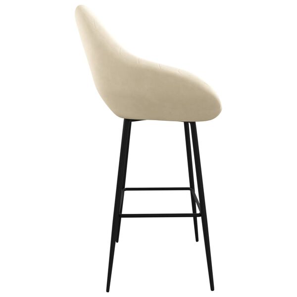 vidaXL Barov&aacute; židle kr&eacute;mov&aacute; samet