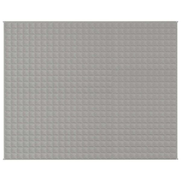 vidaXL Z&aacute;těžov&aacute; deka &scaron;ed&aacute; 235 x 290 cm 15 kg textil