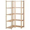 vidaXL 5patrov&yacute; &uacute;ložn&yacute; reg&aacute;l rohov&yacute; 82,5x82,5x170 cm masivn&iacute; borovice