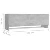 vidaXL Šatní skříň betonově šedá 100 x 32,5 x 35 cm kompozitní dřevo