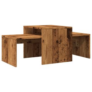 vidaXL Konferenčn&iacute; stolek old wood 100 x 48 x 40 cm kompozitn&iacute; dřevo