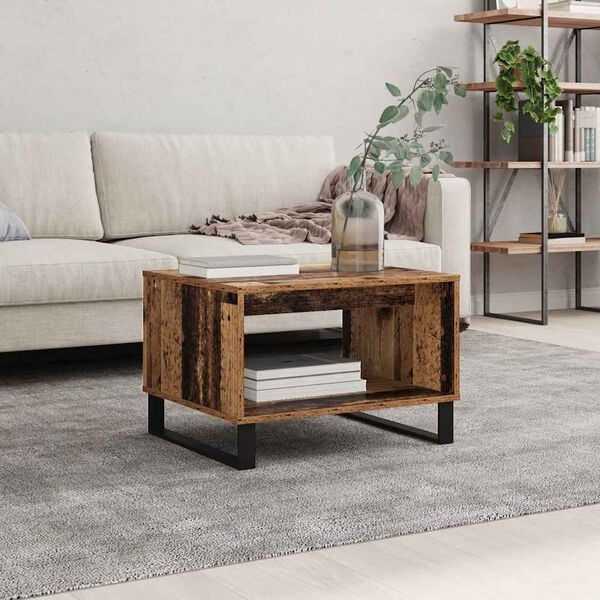 vidaXL Konferenčn&iacute; stolek Star&eacute; dřevo 60 x 50 x 40 cm Kompozitn&iacute; dřevo