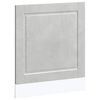 vidaXL Panel na myčku Porto betonově &scaron;ed&aacute; 60x1,5x57 cm kompozit