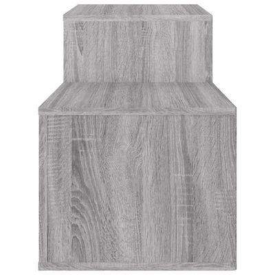 vidaXL Botník šedý sonoma 150 x 35 x 45 cm kompozitní dřevo