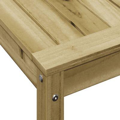 vidaXL Přesazovací stůl s policí 108x50x75 cm impregnovaná borovice