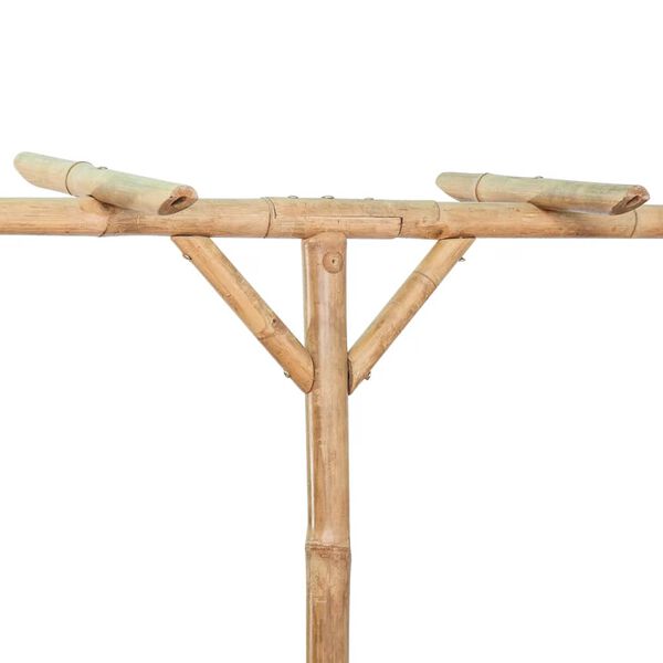 vidaXL Pergola, bambus, 385x40x205 cm