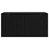 vidaXL N&aacute;stěnn&yacute; TV kabinet N&aacute;stěnn&yacute; Čern&yacute; dub 80 x 34.5 x 40 cm