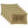 vidaXL Povlak na pol&scaron;t&aacute;ř 6 pcs HEERLEN Světl&aacute; zelen&aacute; 50 x 80 cm