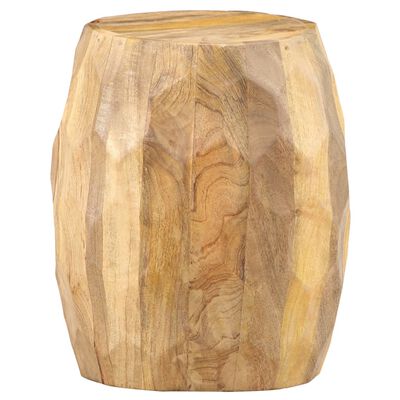 vidaXL Stolička ve tvaru bubnu masivní mangovníkové dřevo