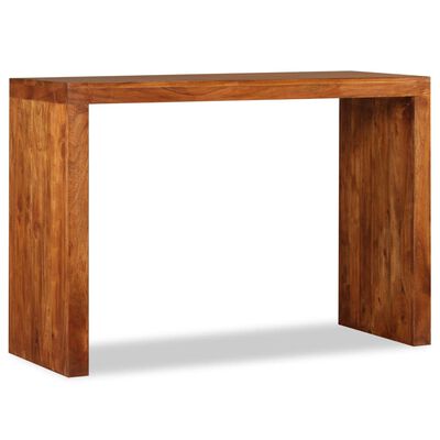 vidaXL Konzolový stolek masivní dřevo s medovým povrchem 110x40x76 cm