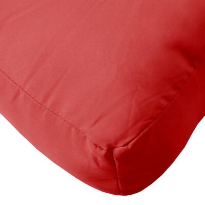 vidaXL Podušky na palety 2 ks červené textil