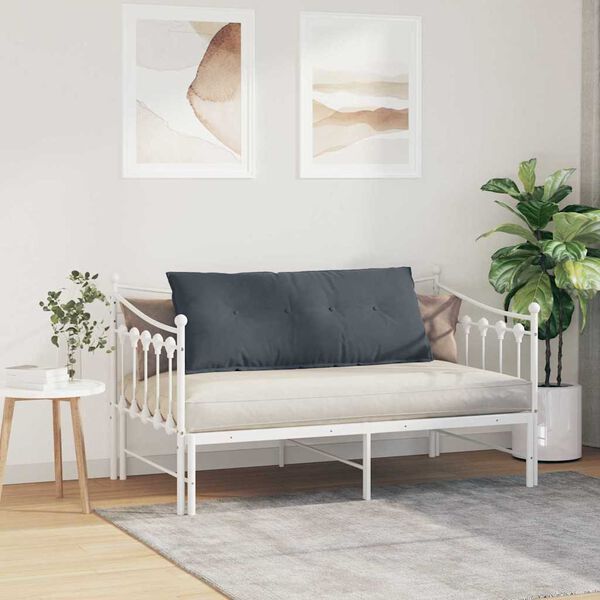 vidaXL Pol&scaron;t&aacute;ř na z&aacute;da Tmavě &scaron;ed&aacute; 120 x 50 cm Žebrovan&aacute; l&aacute;tka