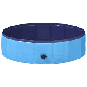vidaXL Dětsk&yacute; baz&eacute;n Modr&aacute; &Oslash; 80 x 20 cm Siln&yacute; PVC a inžen&yacute;rsk&eacute; dřevo