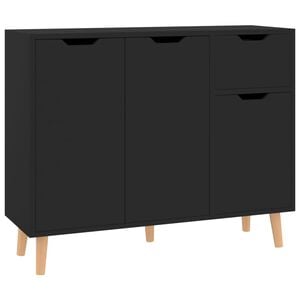vidaXL Př&iacute;born&iacute;k čern&yacute; 90 x 30 x 72 cm kompozitn&iacute; dřevo