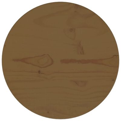 vidaXL Stolní deska hnědá Ø 30 x 2,5 cm masivní borové dřevo