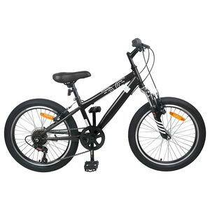 vidaXL Kids Mountain Bike 20 palců 6-Speed pro 5-8 let Čern&aacute;