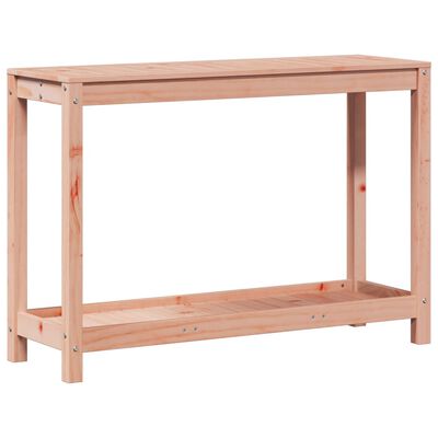 vidaXL Přesazovací stůl s policí 108x35x75 cm masivní dřevo douglasky