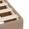 vidaXL Box spring postel s matrac&iacute; cappuccino 180 x 200 cm uměl&aacute; kůže