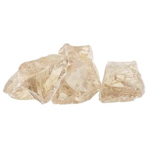 vidaXL Zahradn&iacute; kameny champagne 12 cm Sklo