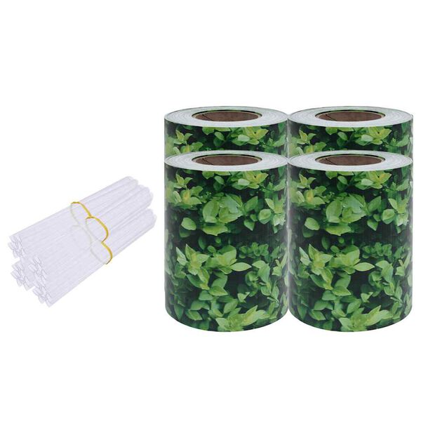 vidaXL St&iacute;n&iacute;c&iacute; plotov&eacute; f&oacute;lie 4 ks PVC 35 x 0,19 m zelen&eacute;