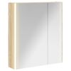 vidaXL Koupelnov&aacute; zrcadlov&aacute; skř&iacute;ň Sonoma dub 63,5 x 15,5 x 70 cm