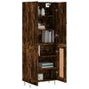 vidaXL Skř&iacute;ň highboard kouřov&yacute; dub 69,5 x 34 x 180 cm kompozitn&iacute; dřevo