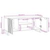 vidaXL TV jednotky Vla&scaron;sk&yacute; ořech 105 x 33 x 46 cm Kompozitn&iacute; dřevo