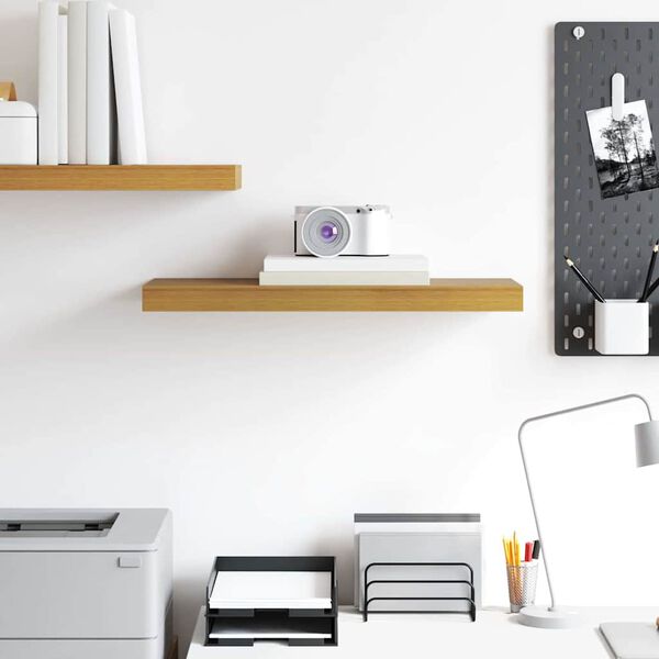 vidaXL N&aacute;stěnn&aacute; polička B&eacute;žov&aacute; 50 x 23 x 4 cm kompozitn&iacute; dřevo