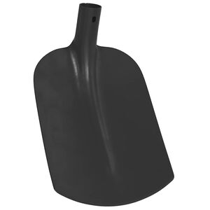 vidaXL Hlava lopaty Čern&aacute; 34,5 x 24 cm Pr&aacute;&scaron;kově lakovan&aacute; ocel