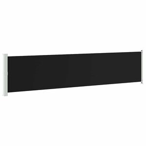 vidaXL Zatahovac&iacute; bočn&iacute; mark&yacute;za / z&aacute;stěna 140 x 600 cm čern&aacute;