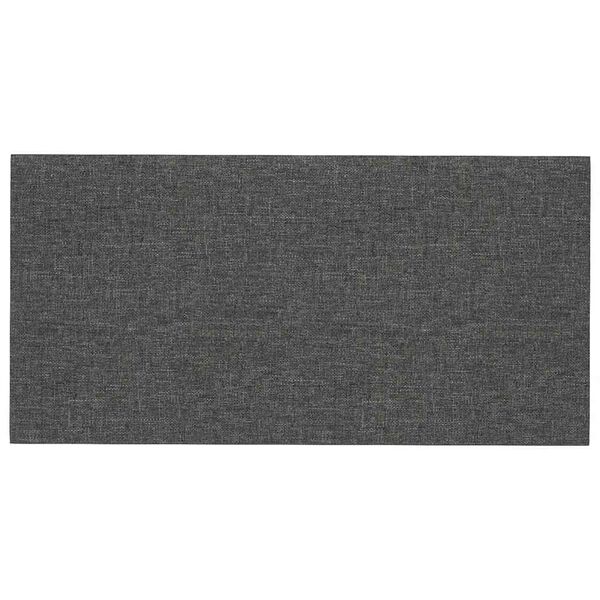 vidaXL N&aacute;stěnn&eacute; panely 12 ks tmavě &scaron;ed&eacute; 30 x 15 cm textil 0,54 m&sup2;