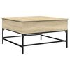 vidaXL Konferenčn&iacute; stolek dub sonoma 80 x 80 x 45 cm kompozit a kov