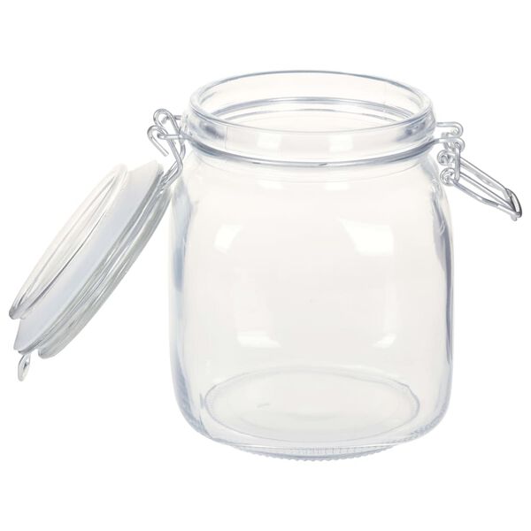 vidaXL Sklenice s p&aacute;kov&yacute;m uz&aacute;věrem 12 ks 1 l