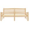 vidaXL Rám postele se 2 zásuvkami masivní borové dřevo 140 x 200 cm