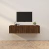 vidaXL N&aacute;stěnn&eacute; TV skř&iacute;ňky 2 ks hněd&yacute; dub 80 x 34,5 x 40 cm