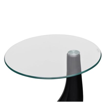 Supermoderní konferenční stolek se skleněnou deskou