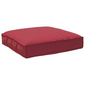 vidaXL Pol&scaron;t&aacute;ř Oxford l&aacute;tka V&iacute;no Červen&eacute; 80 x 80 x 12 cm