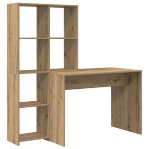 vidaXL Stůl Artisanov&yacute; dub 138,5 x 55 x 143 cm Kompozitn&iacute; dřevo