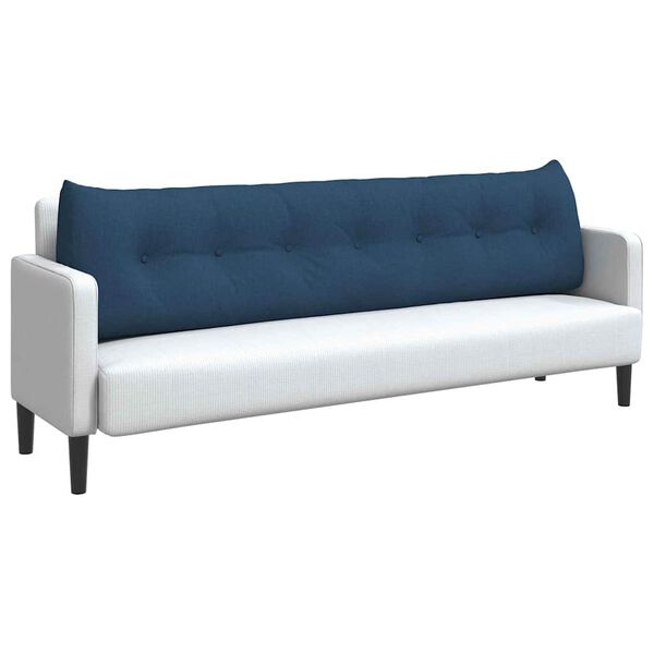 vidaXL Pol&scaron;t&aacute;ř na z&aacute;da Modr&aacute; 200 x 24 x 50 cm textil