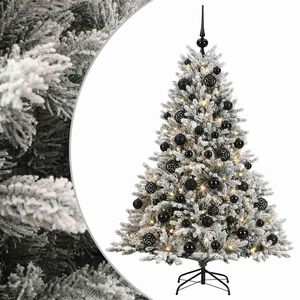 vidaXL Uměl&yacute; v&aacute;nočn&iacute; stromek s v&aacute;nočn&iacute;mi koulemi 120 cm 150 LED