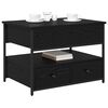 vidaXL Konferenčn&iacute; stolek Čern&yacute; dub 70 x 50 x 54.5 cm kompozitn&iacute; dřevo