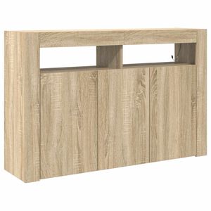 vidaXL Serv&iacute;rovac&iacute; skř&iacute;ň Sonoma dub 116 x 30 x 75 cm kompozitn&iacute; dřevo