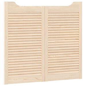 vidaXL Kyvn&eacute; dveře 2 ks 90 x 50 cm Masivn&iacute; borovicov&eacute; dřevo Př&iacute;rodn&iacute;