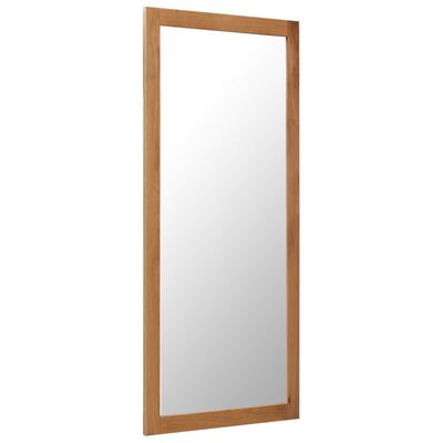 vidaXL Zrcadlo 50 x 140 cm masivní dubové dřevo