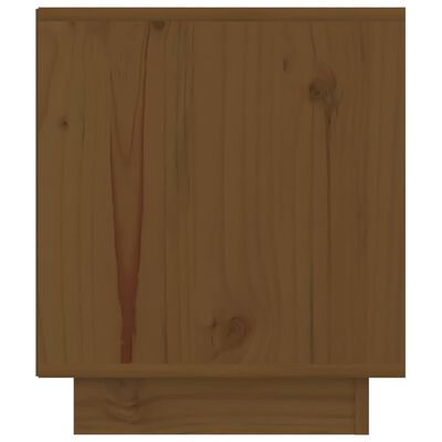 vidaXL Noční stolek medově hnědý 40 x 34 x 40 cm masivní borové dřevo