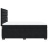 vidaXL Box spring postel s matrac&iacute; čern&aacute; 160x200 cm samet